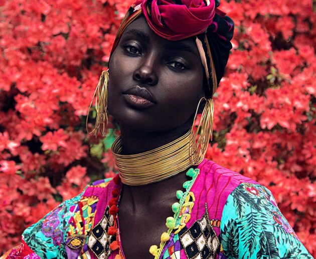 beautiful black woman ai model